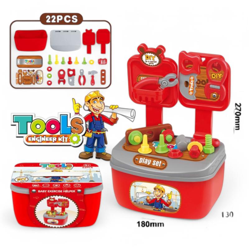 Ensemble de maison de jeu d'outil