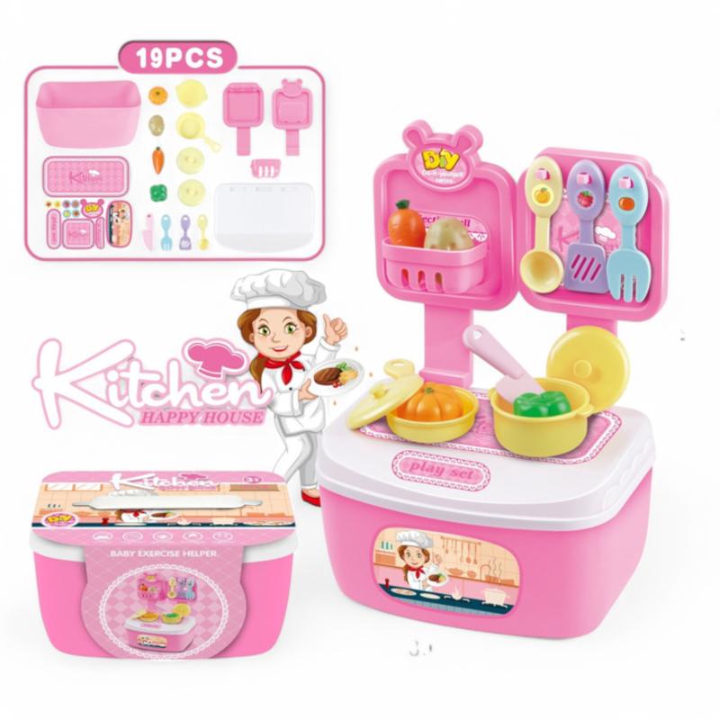 Ensemble de maison de jeu cuisine