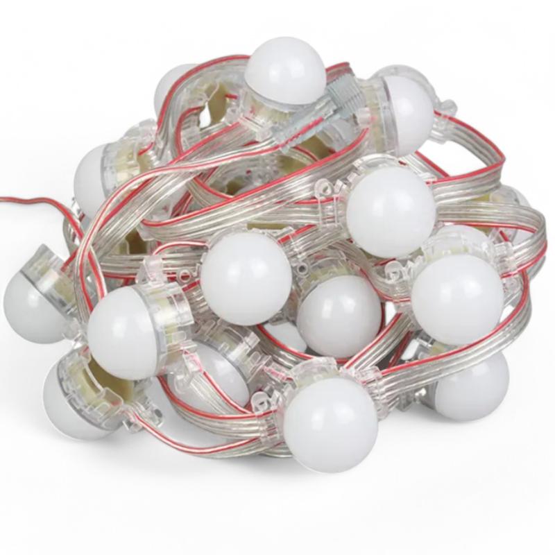 Éclairage LED guirlande Adressable  50mm – Changement de Couleur Synchronisé, DC 24V