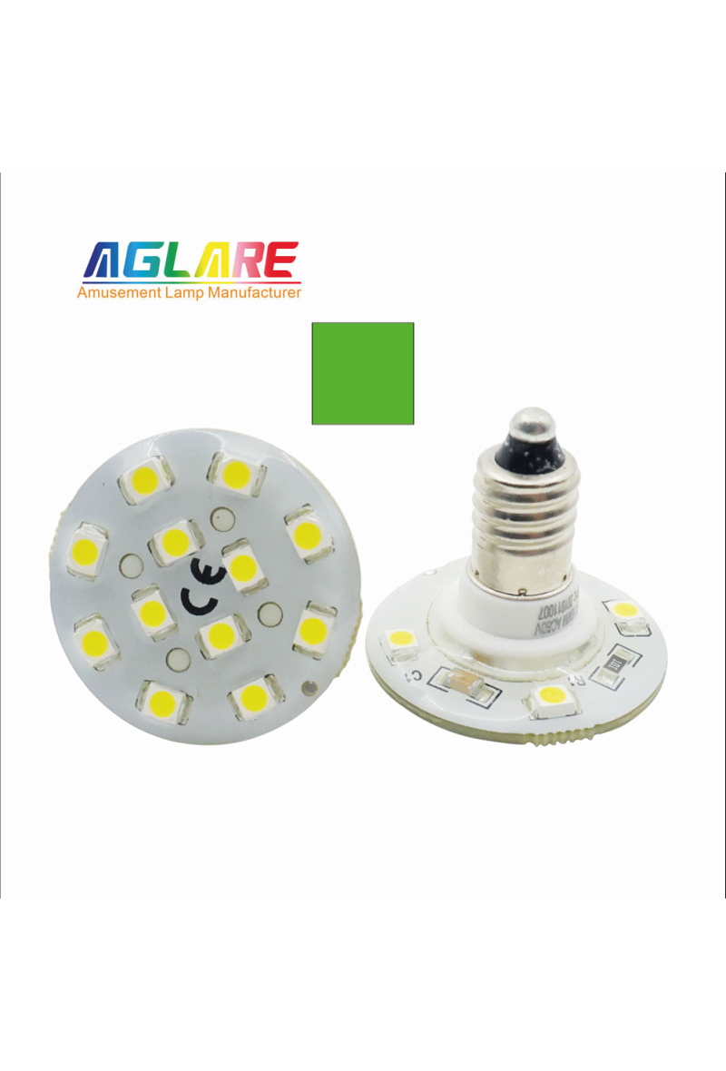 Cabochons lumineux unicolores pour manège E10 A008G