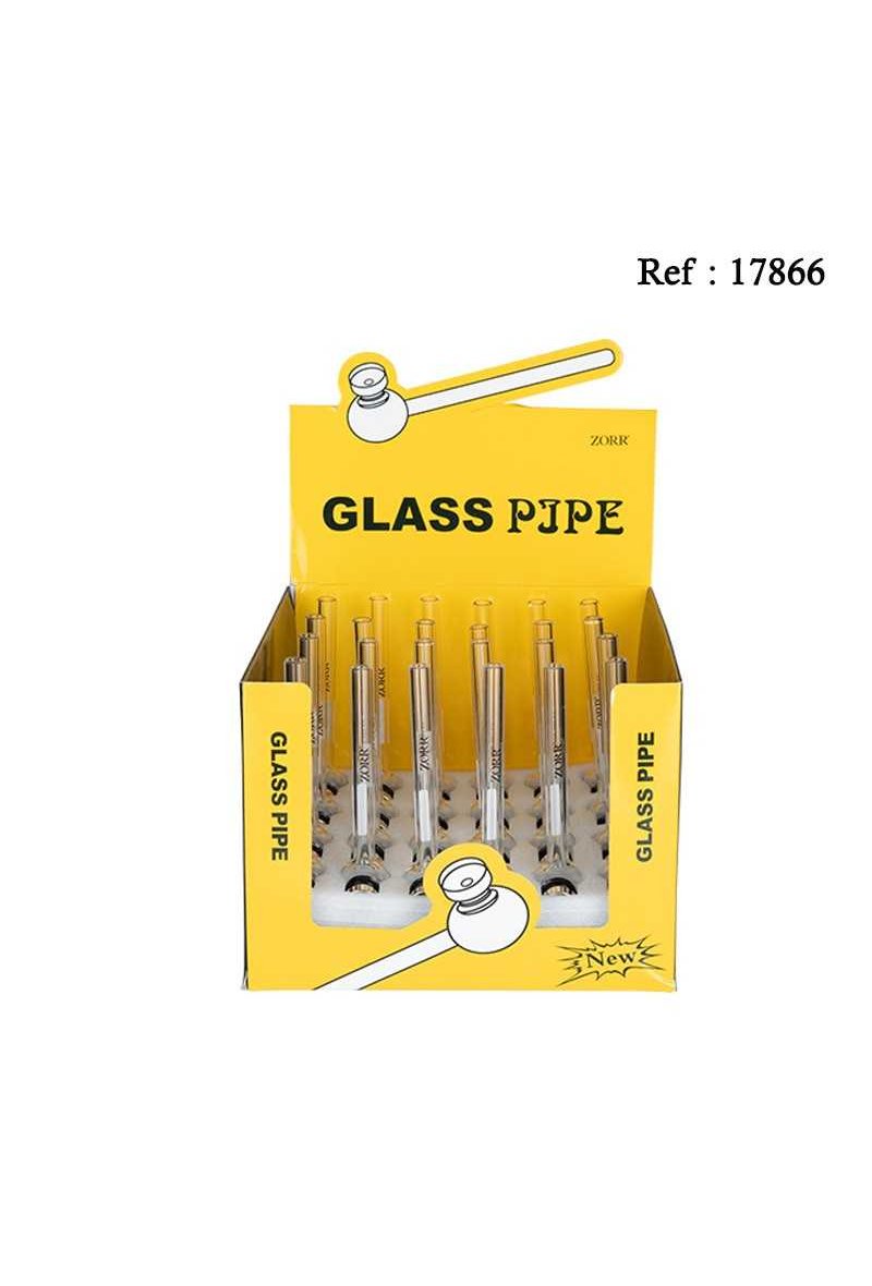 Mini pipe en verre 12 cm display 24
