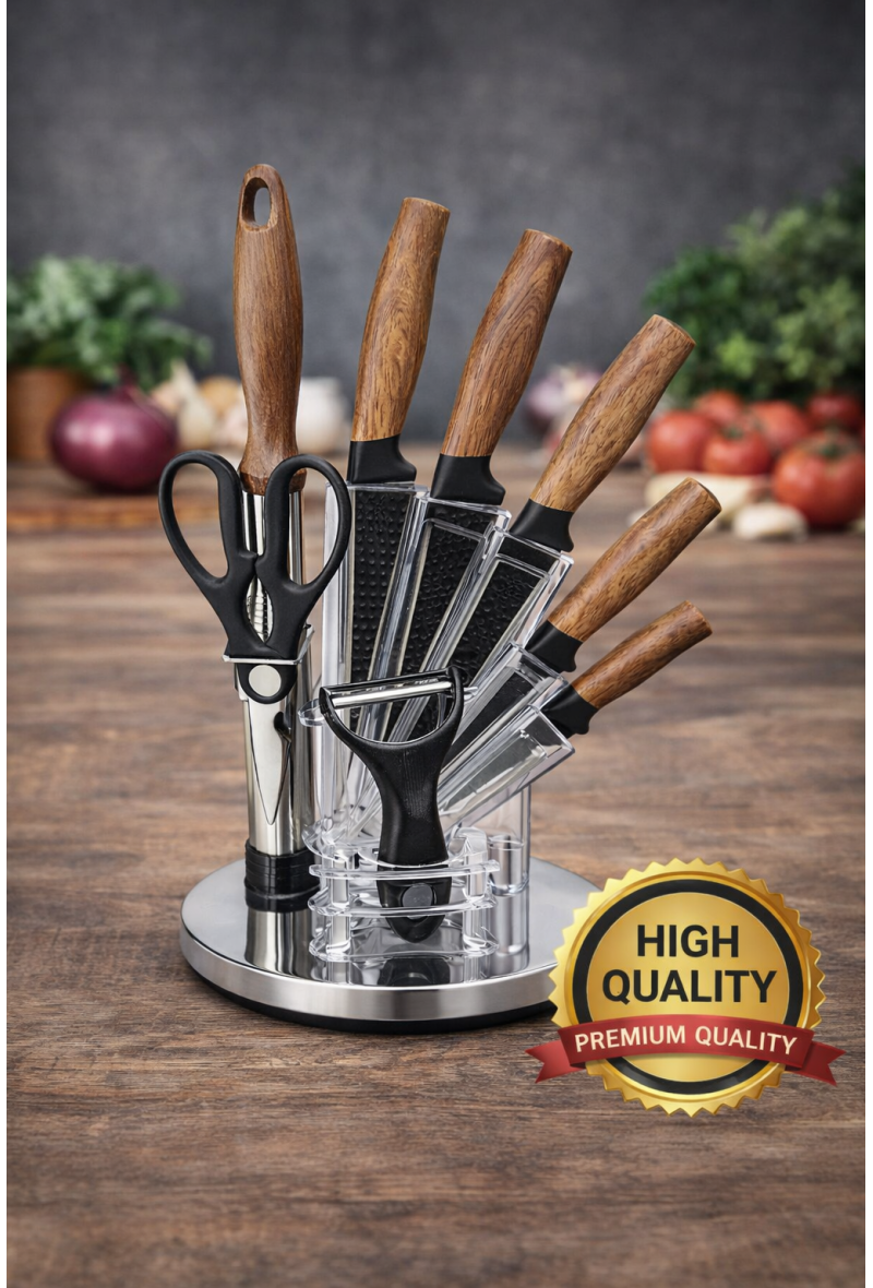 SET DE COUTEAUX DE CUISINE 9PCS 001